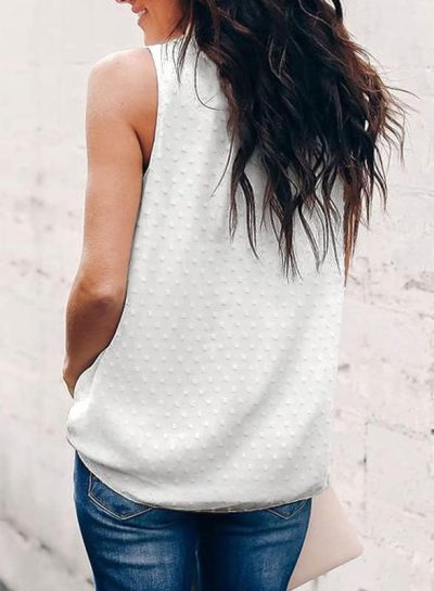 Womens Casual Sleeveless Shirts Halter Neck Leopard Print Tank Top and Blouses
