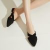 Women’s Mules Closed Pointed Toe Backless Loafer Shoes for Women
