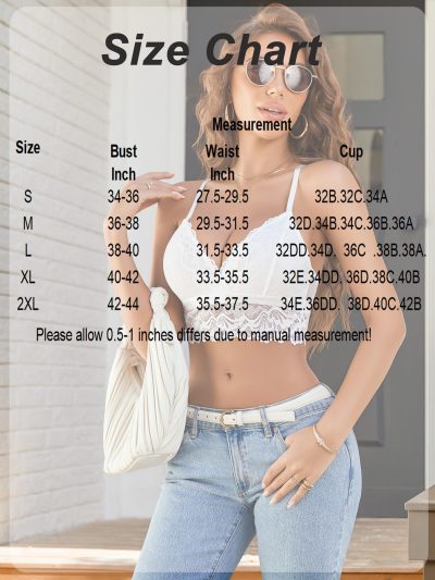 Bralette for Women Wireless Lace Bra V Neck Racerback Cami Tank Y2k Camisoles Adjustable Crop Top