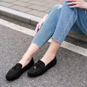 Loafers for Women Slip On Shoes: Casual Comfortable Penny Loafers Ladies Dressy Walking Flats for Business Work Office